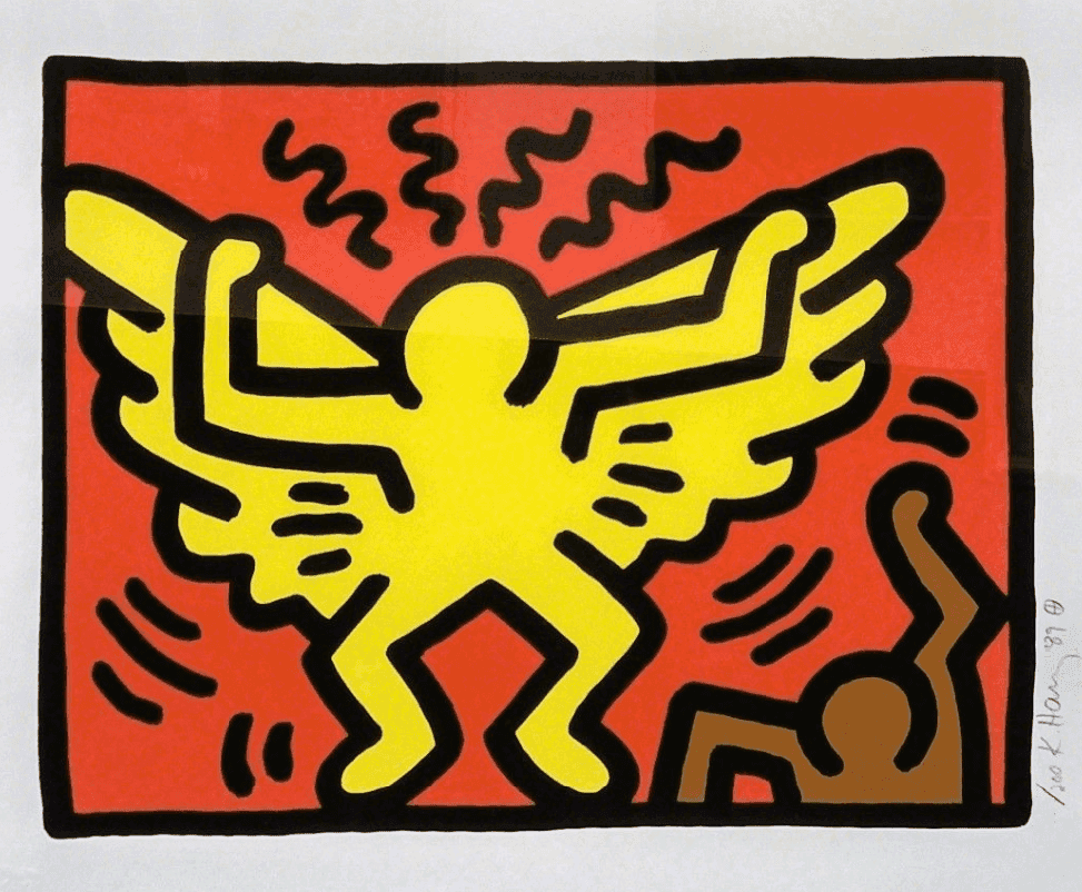Keith Haring, ‘Pop Shop IV - Plate I’, 1989, Print, Screenprint, Martin Lawrence Limited Editions, Numbered, Dated