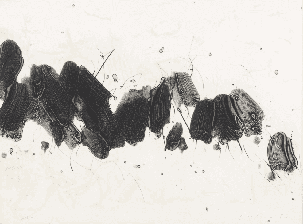 Lee Ufan, ‘From Island VII’, 1989, Print, Carborundum, drypoint, lithograph, Kakehashi Yasuhisa, Numbered, Dated