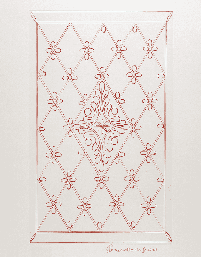 Louise Bourgeois, ‘Where I Live’, 2007, Print, Drypoint on handmade paper, null, Numbered