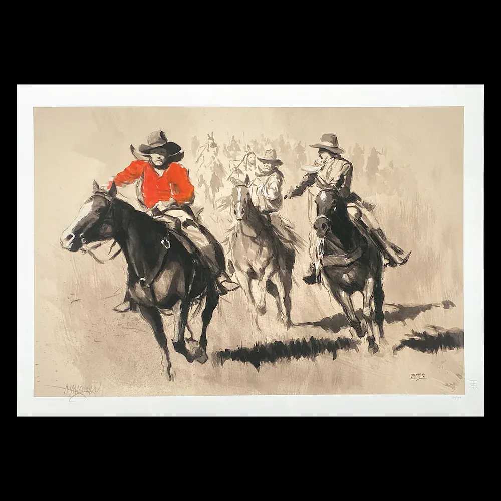 Mark Maggiori, ‘Shouldn't Have Cut Through - Limited Edition HPM’, 2022, Print, India Ink, black chalk, acrylic and pencil on paper, null, Dated