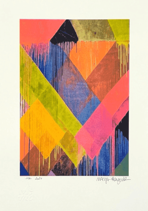Maya Hayuk, ‘Chapel 2016’, 2024, Print, 4-color Risograph on Meta paper extra (300g, warm white), MIMA, Numbered, Dated