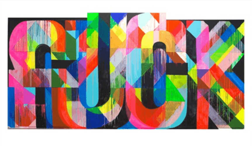 Maya Hayuk, ‘Four Letter Word (First Edition)’, 2019, Print, Giclee Print, null, Numbered