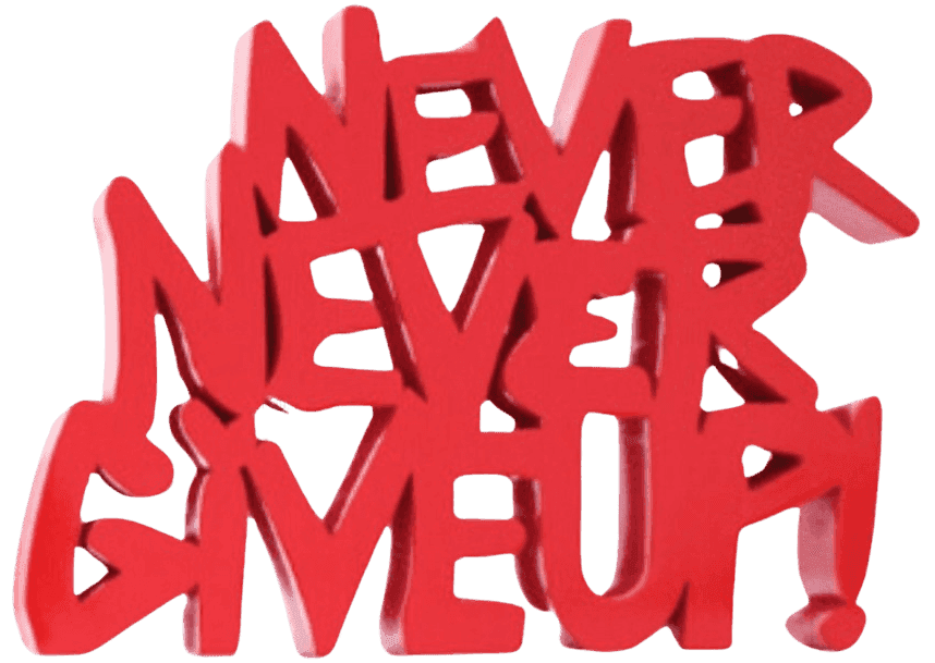 Mr. Brainwash, ‘Never, Never Give Up!’, 2023, Sculpture, Painted resin edition, null,