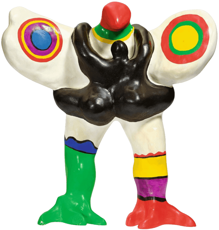Niki de Saint Phalle, ‘L'oiseau amoureux ’, 1973, Sculpture, Painted resin, null,