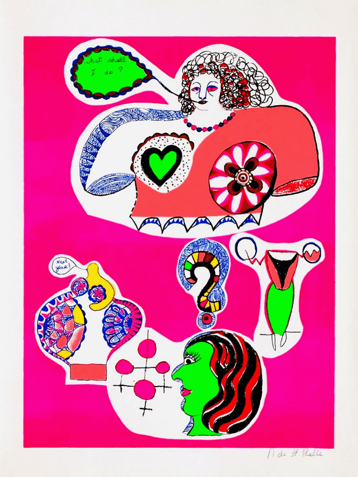 Niki de Saint Phalle, ‘Nana Power - What shall I Do’, 1970, Print, Screenprint on paper, null, Numbered