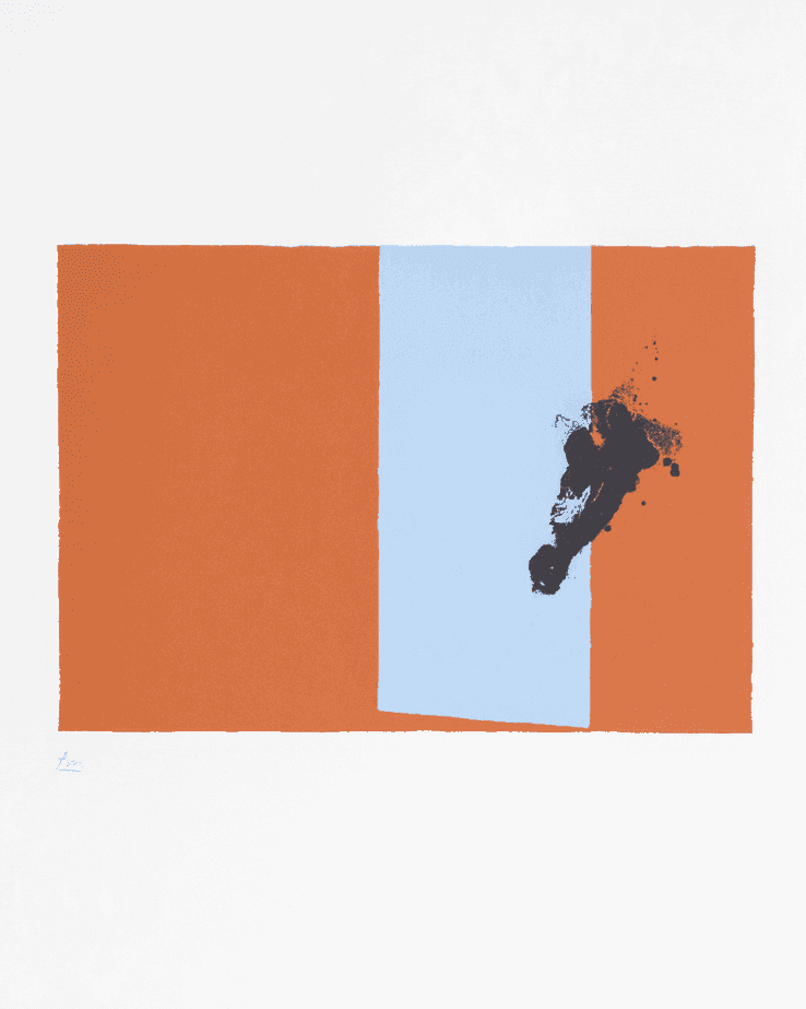 Robert Motherwell, ‘Paris Suite (Autumn)’, 1980, Print, Lithograph on J.B. Green handmade paper, null, Numbered