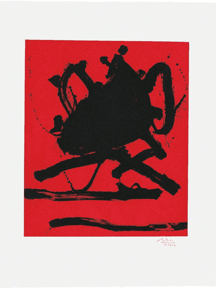 Robert Motherwell, ‘Red Sea II’, 1979, Print, Aquatint, lift-ground etching and aquatint on German Etching paper, null, Numbered