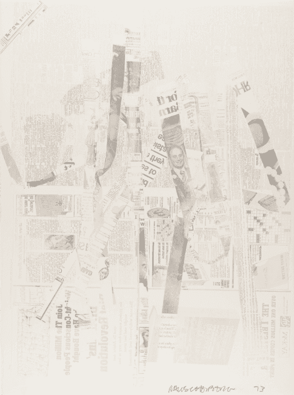 Robert Rauschenberg, ‘Homage to Picasso’, 1973, Print, Screenprint on Styria Studio paper, Propyläen-Verlag, Berlin, Numbered, Dated