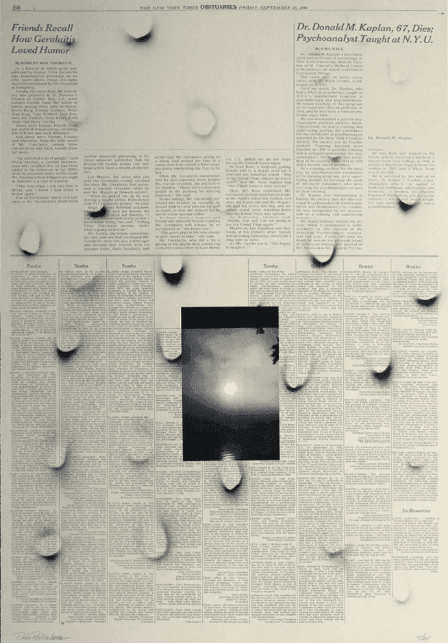 Ross Bleckner, ‘September 23rd bis (variant 5)’, 2016, Print, Lithograph, null, Numbered