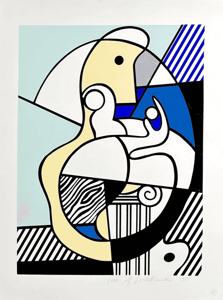 Roy Lichtenstein, ‘Homage to Max Ernst’, 1975, Print, Screenprint on Arches paper, Georges Visat, Numbered, Dated
