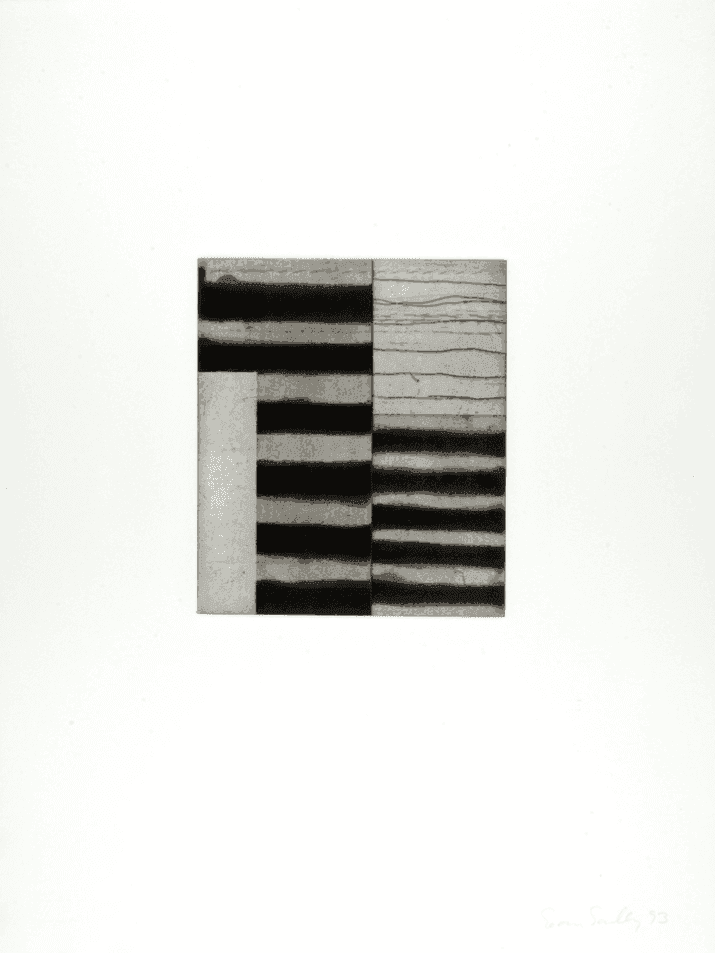 Sean Scully, ‘Watching the Needleboats at San Sabba ’, 1993, Print, Etching, Galerie Klüser , Numbered, Dated