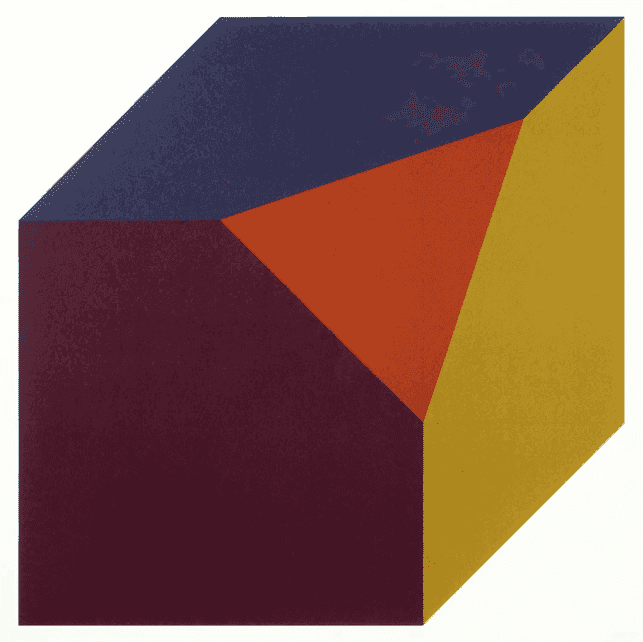 Sol LeWitt, ‘Forms Derived from a Cube (Colors Superimposed), Plate #05’, 1991, Print, Somerset textured white, 300 gram, null, Numbered