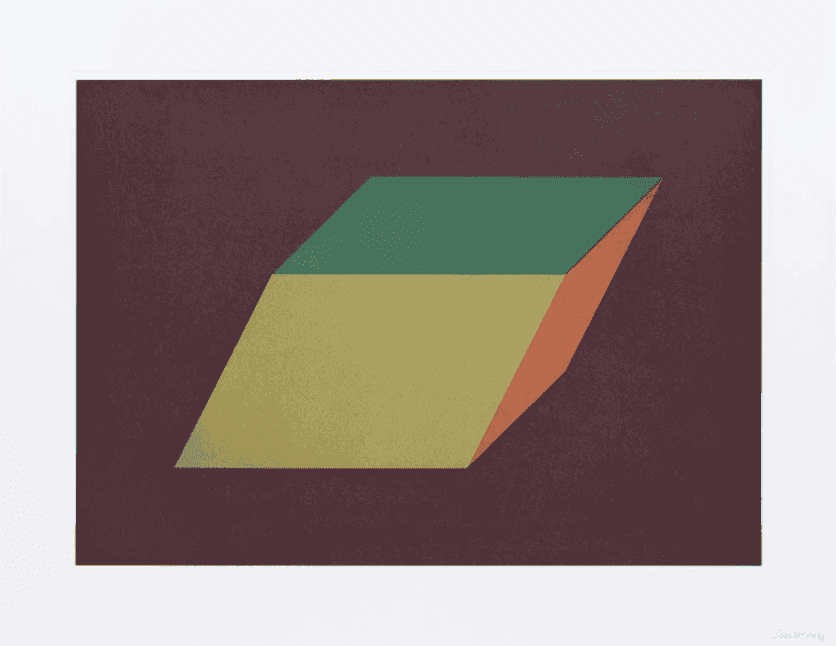 Sol LeWitt, ‘Forms Derived from a Cubic Rectangle, Plate #06’, 1990, Print, Magnani (Italia), null, Numbered