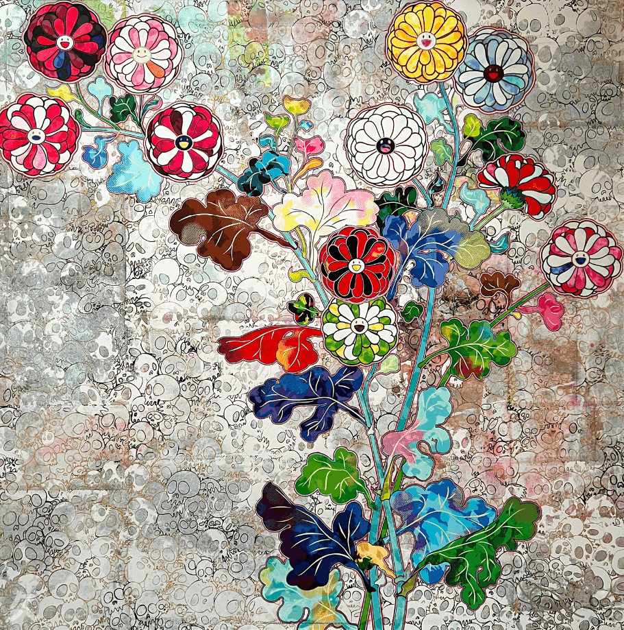 Takashi Murakami, ‘Korin Flowers of Resurrection’, 2016, Print, Offset Lithograph, null, Numbered, Dated