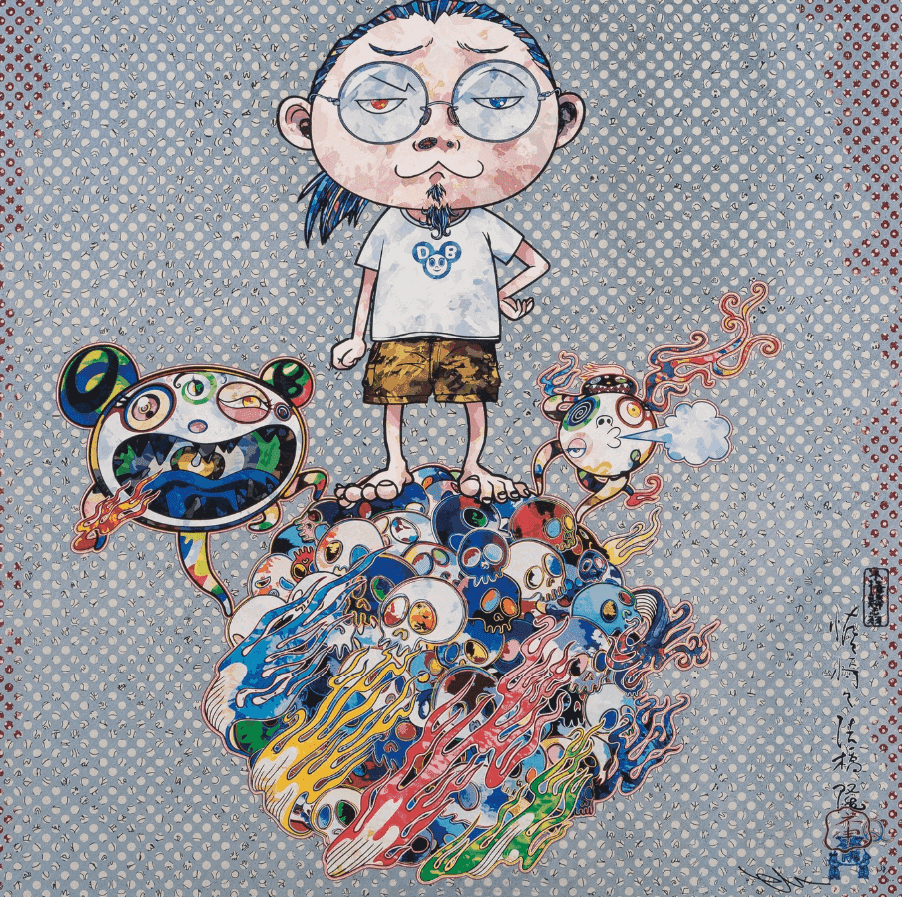 Takashi Murakami, ‘Me and Mr. DOBs’, 2013, Print, Offset lithograph in colors on smoothe wove paper
, null, Numbered