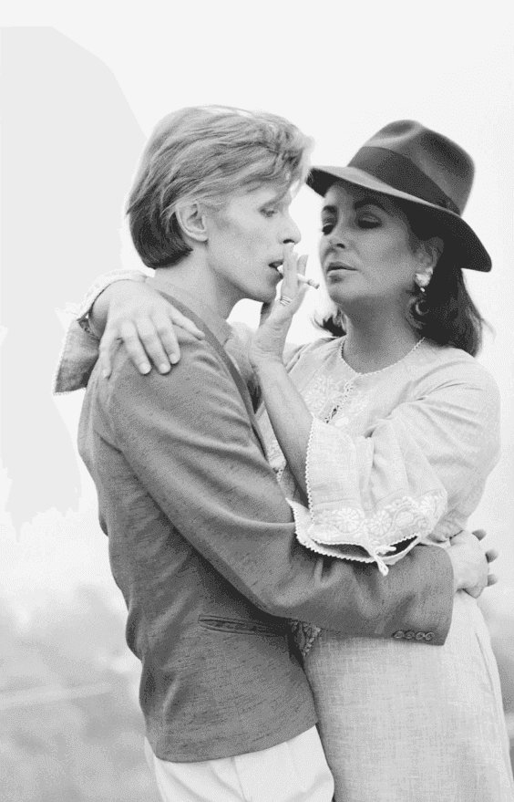 Terry O'Neill, ‘Bowie & Liz’, 1975, Print, Silvergelatin, null, Numbered