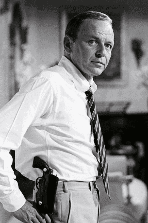 Terry O'Neill, ‘Frank Sinatra on Set During the Making of 'The Lady in Cement' in Miami’, 1968, Print, Gelatin silver on fibre-based paper, null,