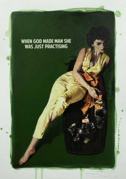 The Connor Brothers, ‘When God Made Man (Hand Coloured) Small’, 2023, Print, Hand Embellished Limited Edition, null,