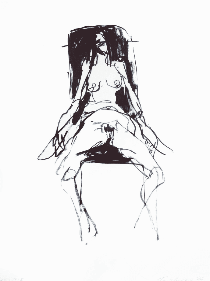 Tracey Emin, ‘Lonely Chair I’, 2015, Print, Lithograph, null, Numbered, Dated