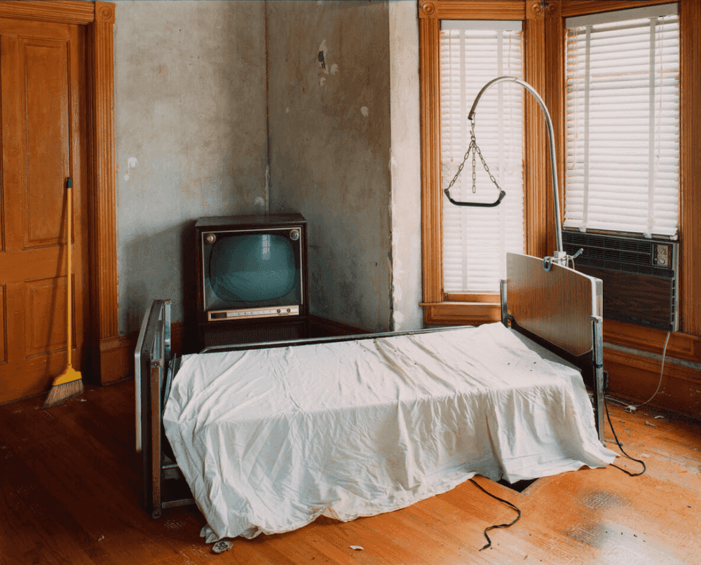Alec Soth, ‘Sleeping by the Mississippi, Green Island, Iowa, USA’, 2002, Print, Chromogenic print, null,