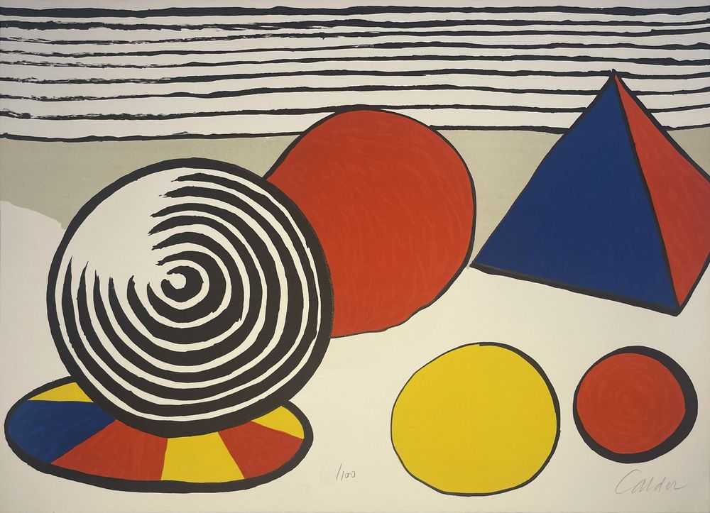 Alexander Calder, ‘Le point de non retour - The Point of No Return from La Memoire Elementaire’, 01-01-1970, Print, Lithograph, null, Numbered