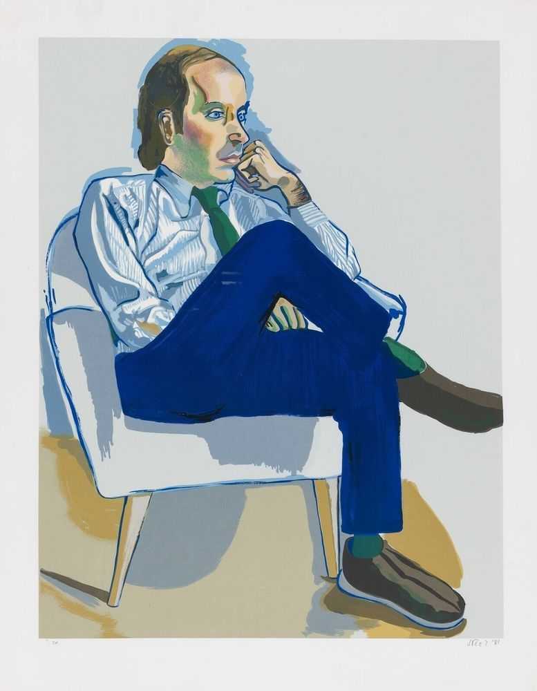 Alice Neel, ‘Portrait of Hartley Stockton Neel’, 1981, Print, Color screenprint on wove paper, null, Numbered, Dated