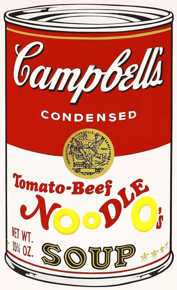 Andy Warhol, ‘Campbell's Soup Cans II Tomato-Beef Noodle O's (FS II.61)’, 1969, Print, Screenprint on paper, Factory Additions, Numbered