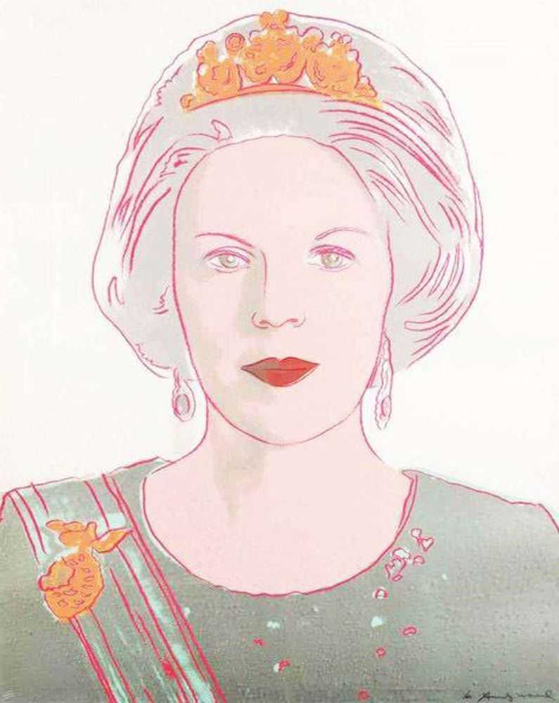 Andy Warhol, ‘Queen Beatrix of the Netherlands (FS II.339)’, 1985, Print, Screenprint on Lenox Museum Board with Diamond Dust, George C.P. Mulder, Numbered