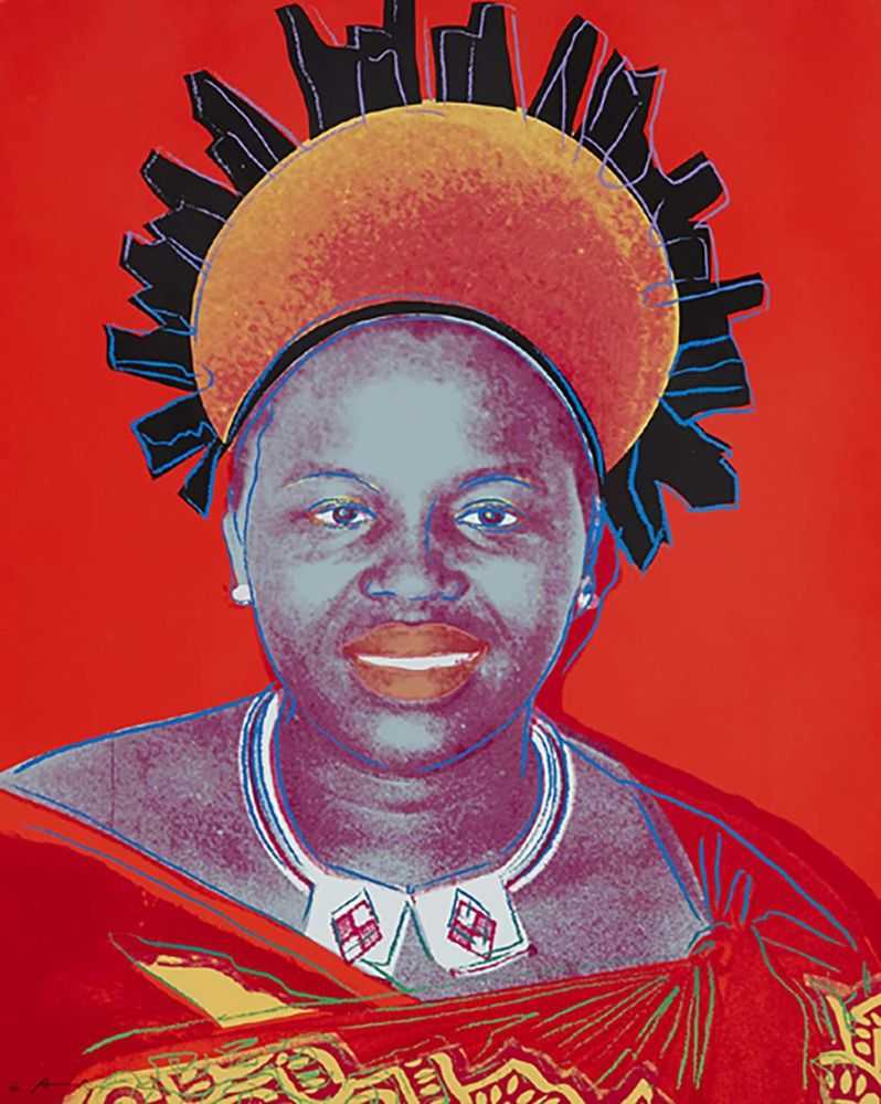 Andy Warhol, ‘Queen Ntombi Twala of Swaziland (FS II.349)’, 1985, Print, Screenprint on Lenox Museum Board, George C.P. Mulder, Numbered