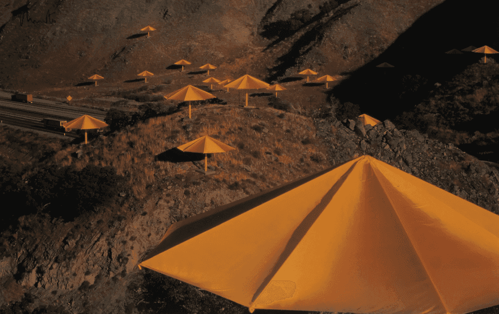 Christo and Jeanne-Claude, ‘The Umbrellas, California’, 1991, Print, Photographic print on paper, null,