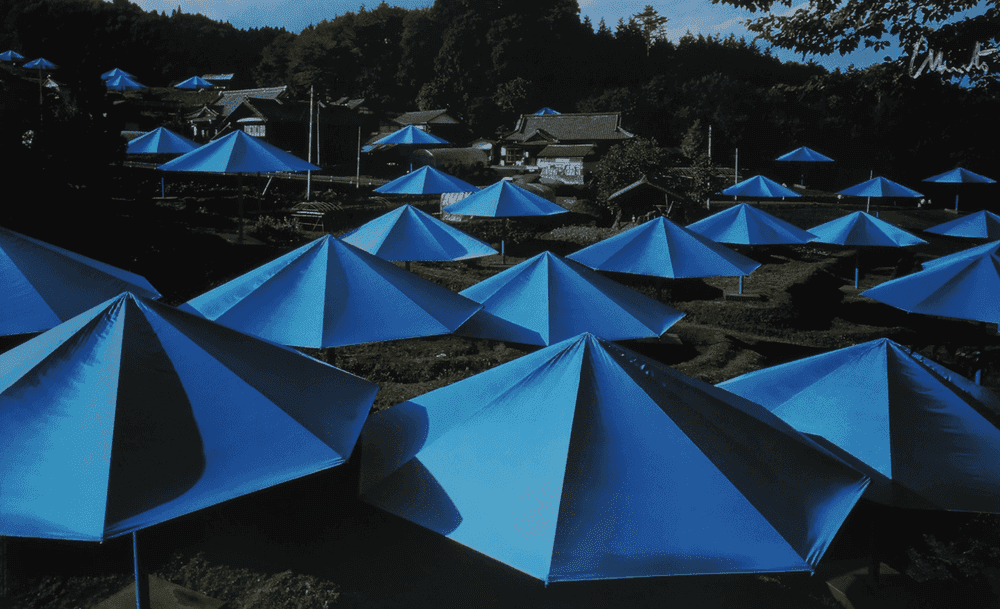Christo and Jeanne-Claude, ‘The Umbrellas, Ibaraki, Japan’, 1991, Print, Photographic print on paper, null,