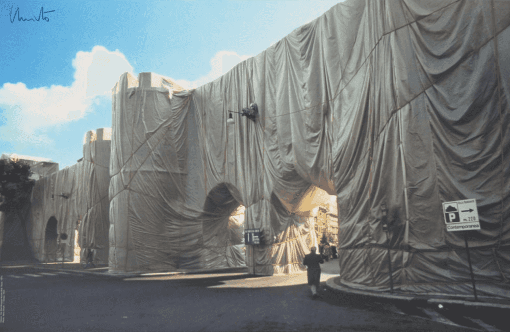 Christo and Jeanne-Claude, ‘The Wall’, 1974, Print, Photographic print on paper, null,