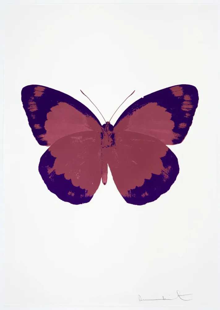 Damien Hirst, ‘The Souls II - Loganberry Pink - Imperial Purple - Blind Impression’, 2010, Print, 2 colour foil block on 300gsm Arches 88 archival paper., Paul Stolper and Other Criteria, Numbered