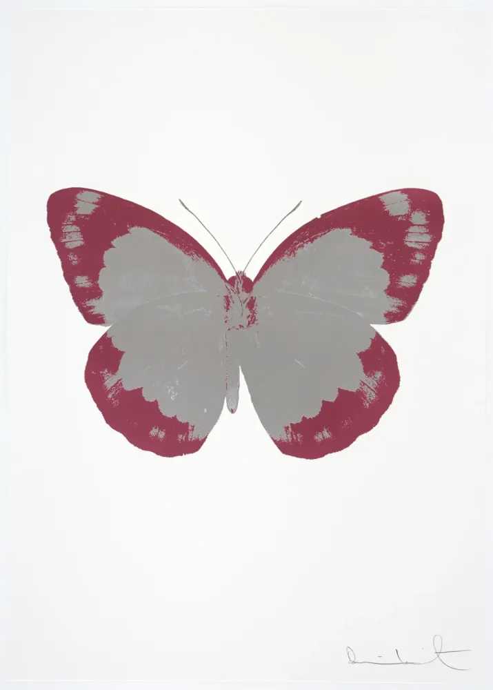 Damien Hirst, ‘The Souls II - Silver Gloss - Loganberry Pink - Blind Impression’, 2010, Print, 2 colour foil block on 300gsm Arches 88 archival paper., Paul Stolper and Other Criteria, Numbered