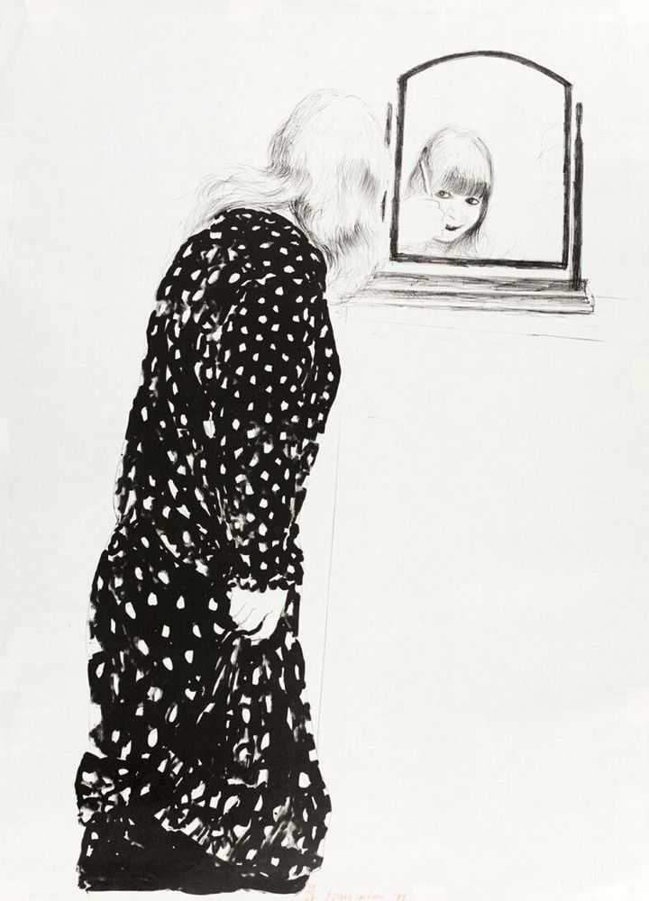 David Hockney, ‘A Lot More Of Ann Combing Her Hair’, 1979, Print, Offset litho, null, Numbered