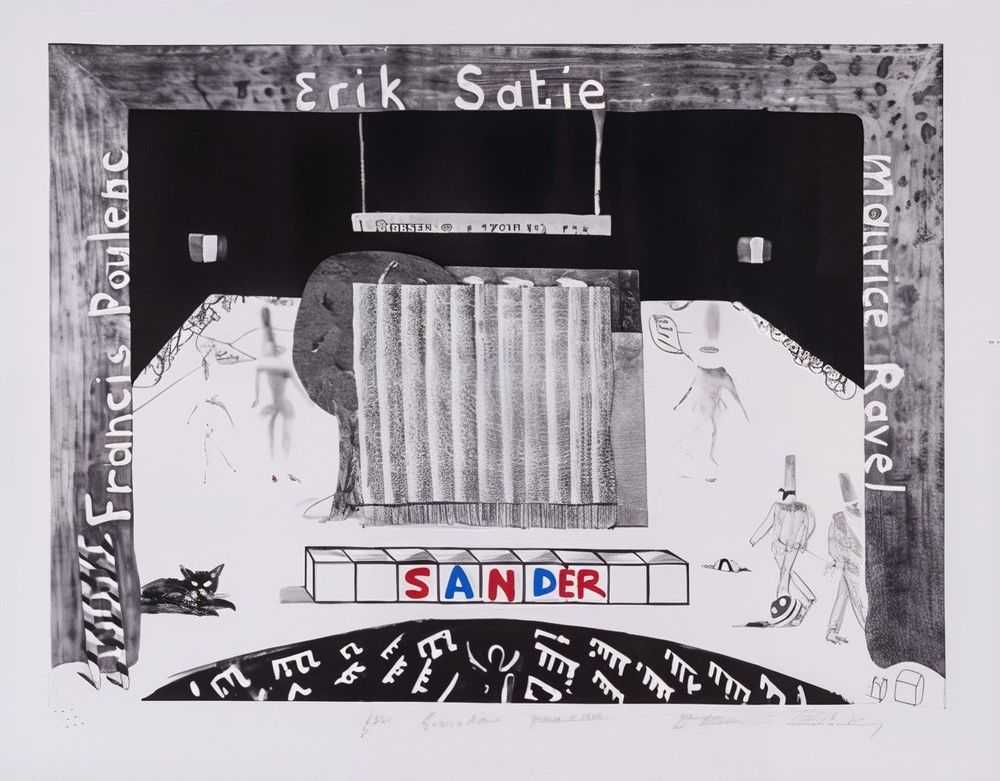 David Hockney, ‘A Souvenir Of A Triple Bill For Andrea Velis’, 1982, Print, Intaglio technique, null, Numbered