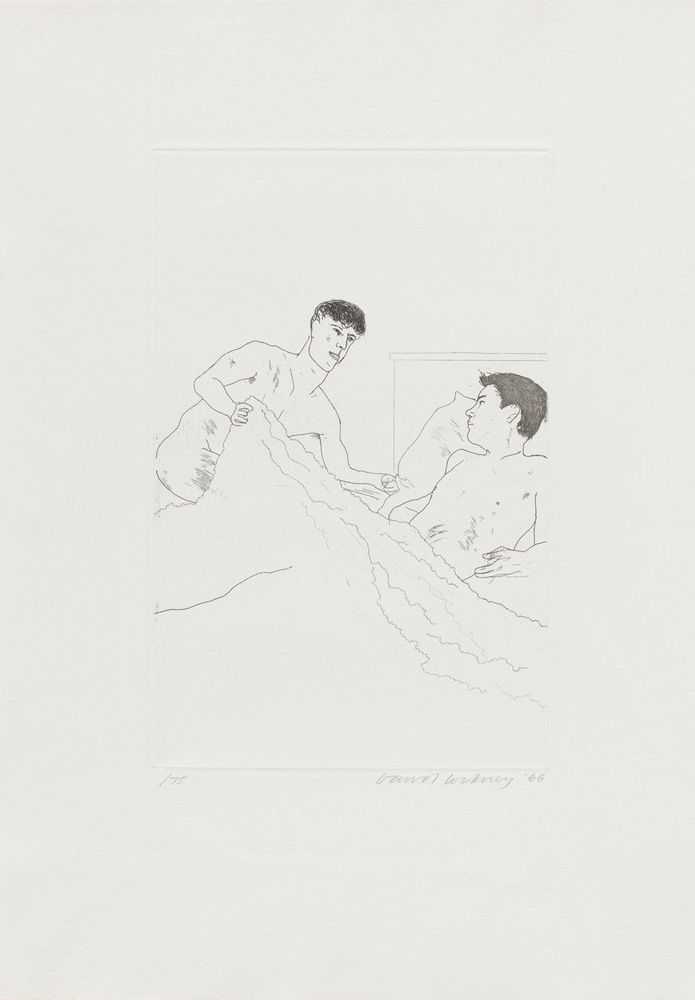 David Hockney, ‘According To Prescriptions Of Ancient Magicians’, 1966, Print, Traditional etching, null, Numbered