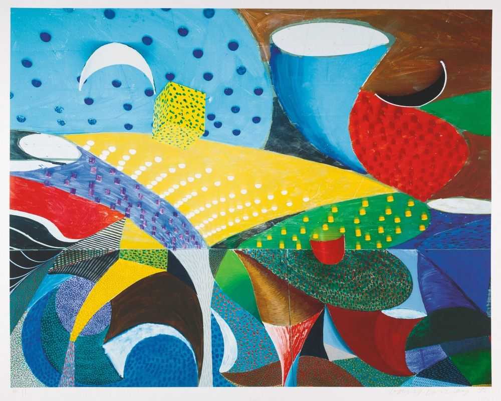 David Hockney, ‘Fourth Detail, Snails Pace, March 27th 1995’, 1995, Print, Digitally produced work, null, Numbered