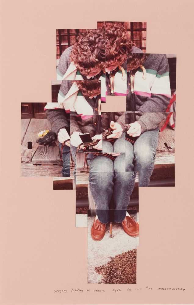 David Hockney, ‘Gregory Loading His Camera, Kyoto, Feb. 1983’, 1983, Print, Gelatin silver print, null, Numbered