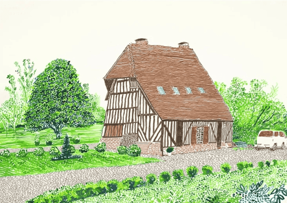 David Hockney, ‘In Front Of House Looking West’, 2019, Print, Digital edition, null, Numbered
