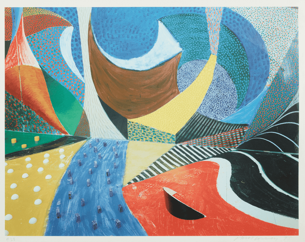 David Hockney, ‘Third Detail, Snails Space, March 27th 1995’, 1995, Print, Digital reproduction, null, Numbered