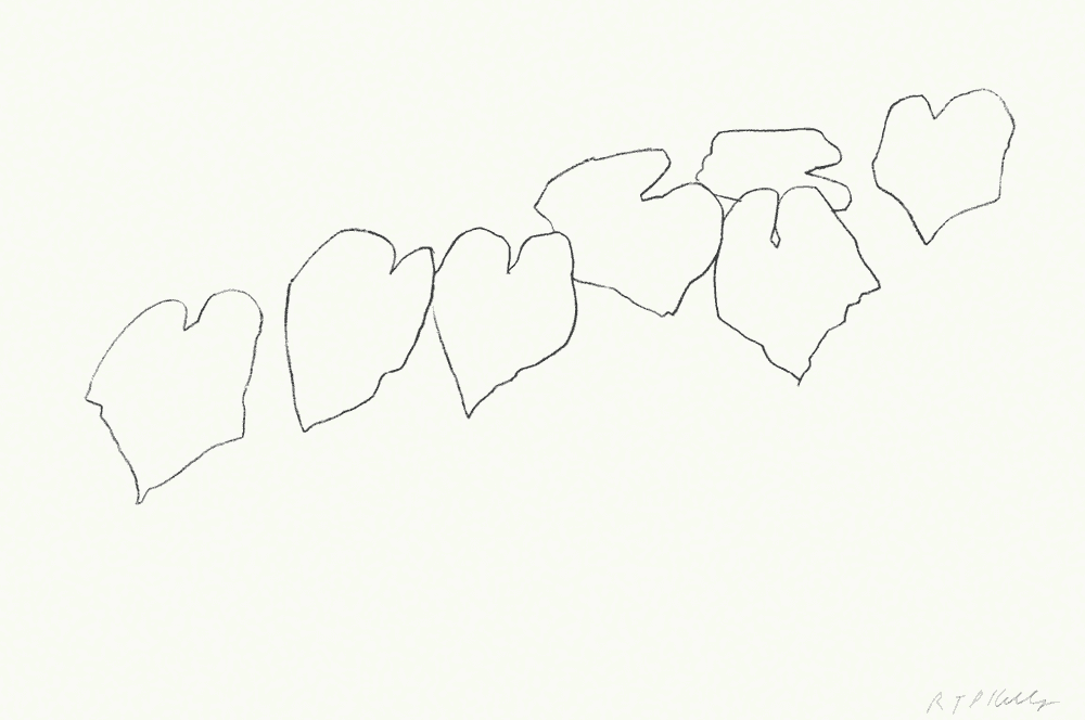 Ellsworth Kelly, ‘Wild Grape Leaves I’, 2004, Print, Lithograph on Rives BFK paper, null, Numbered