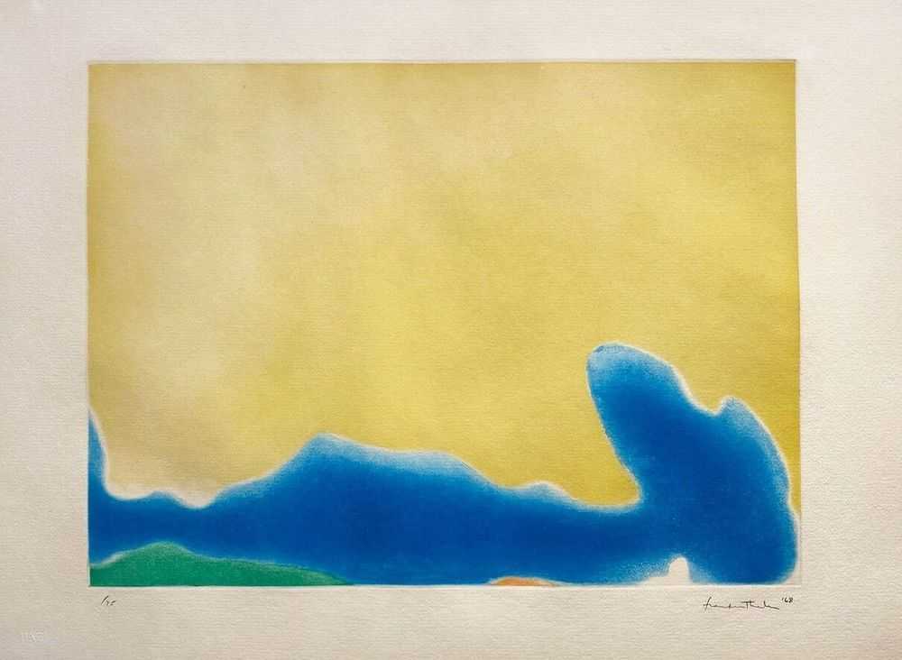 Helen Frankenthaler, ‘Yellow Span’, 1968, Print, Color Aquatint, null, Numbered