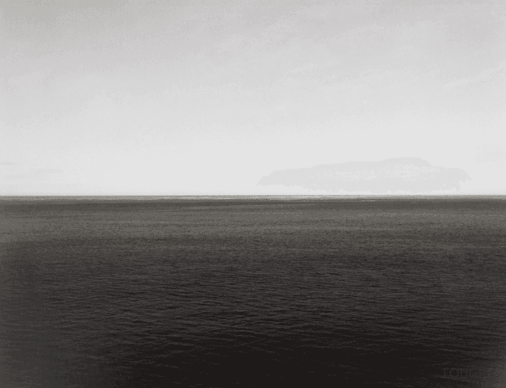 Hiroshi Sugimoto, ‘Norwegian Sea Vesteralen Island 1990’, 1991, Print, Offset lithograph mounted on card, Mitsumura Printing Co., Dated
