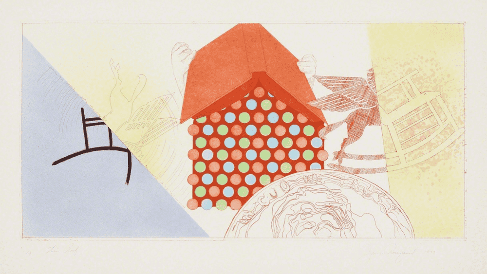 James Rosenquist, ‘Tin Roof’, 1977, Print, Color etching and aquatint with pochoir, null, Numbered, Dated