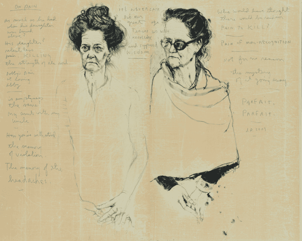 Jim Dine, ‘Double Diana with Poem’, 2007, Print, Three-Color Lithograph, Tamarind Institute,