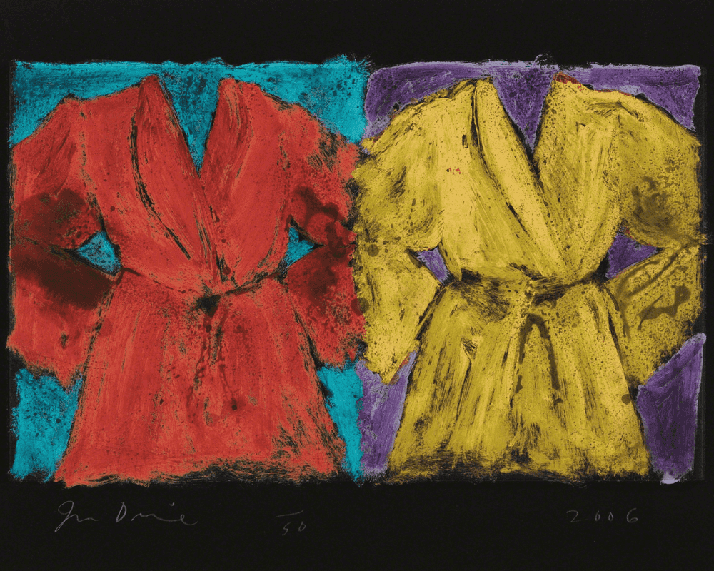 Jim Dine, ‘Henry Street Robes’, 2006, Print, Aquatint and digital color print, on Strathmore coated paper, with full margins, Pace Editions, Inc., Numbered, Dated