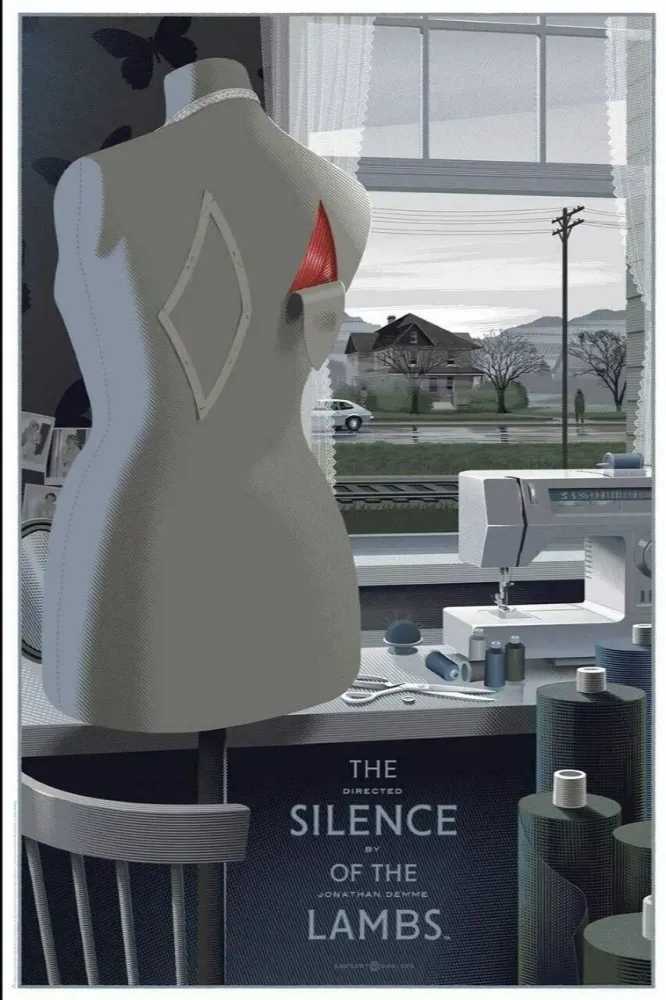 Laurent Durieux, ‘The Silence Of The Lambs (Regular)’, 2020, Print, Screen Print, Mad Duck Posters,