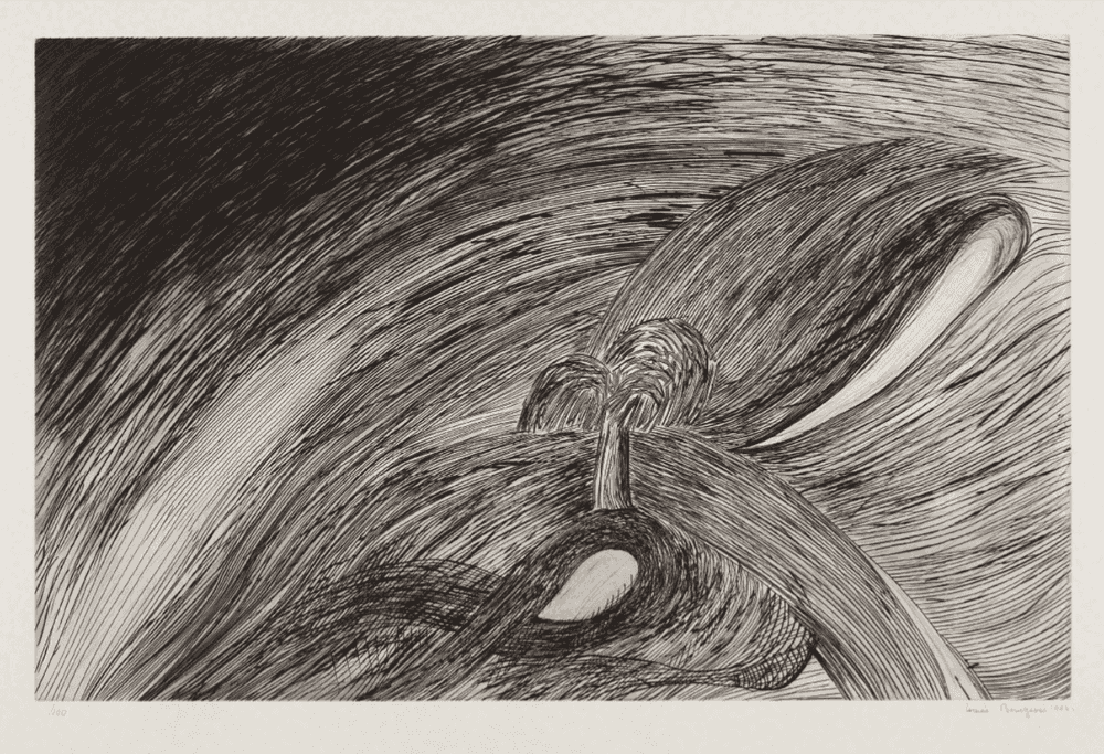 Louise Bourgeois, ‘Storm at Saint Honoré’, 1994, Print, Engraving and drypoint, on smooth wove paper, with full margins, the eighth (final) state, Editions de la Tempete, Numbered, Dated