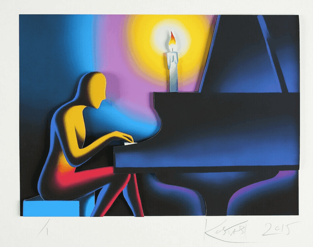 Mark Kostabi, ‘The Right Note’, 2015, Print, 3D-construction, null, Numbered, Dated
